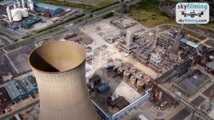 Cooling Tower Drone Video Still