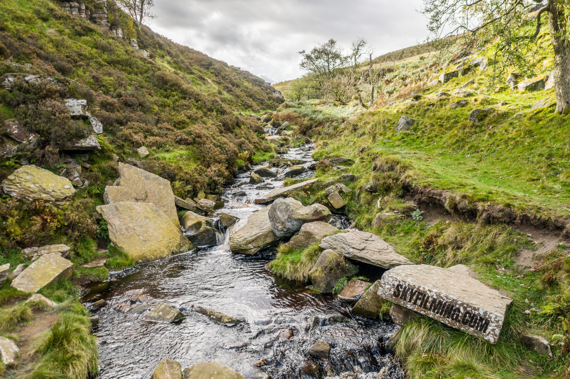 drone filming howarth west yorkshire