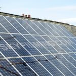 Leeds primary school camera pole solar panel inspection