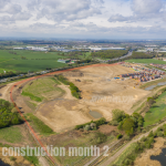 West Yorkshire Drone Road Build Construction Survey Month Two