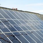 Leeds primary school camera pole solar panel inspection