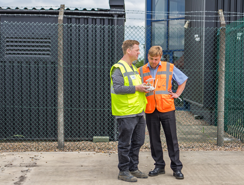 drone feasibility study at Newark-on-Trent factory in Nottinghamshire