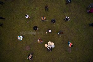 Music video drone filming in North Yorkshire